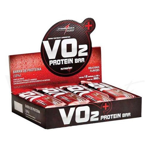 Vo2 Protein Bar Cookies Caixa 12 Unidades - Integralmedica