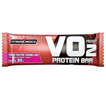 VO2 Protein Bar Integralmedica Frutas Vermelhas 30g