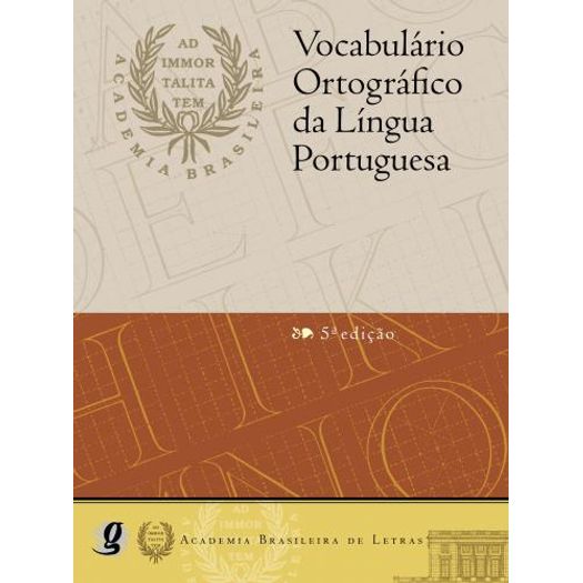 Vocabulario Ortografico da Lingua Portuguesa - Brochura - Global