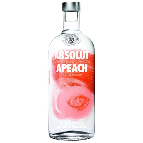 Vodka Absolut 750ml Apeach