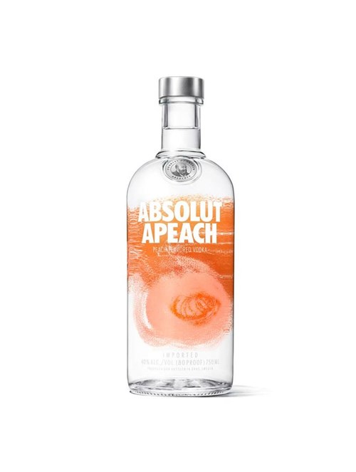 Vodka Absolut Apeach Sueca 750ml