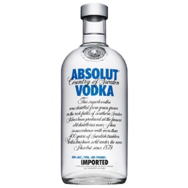 Vodka Absolut Natural 1000ml