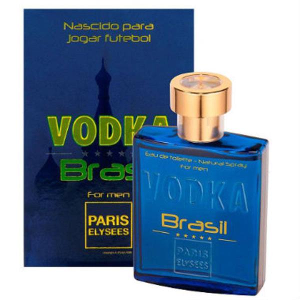Vodka Brasil Azul Eau de Toilette Paris Elysees - Perfume Masculino 100ml