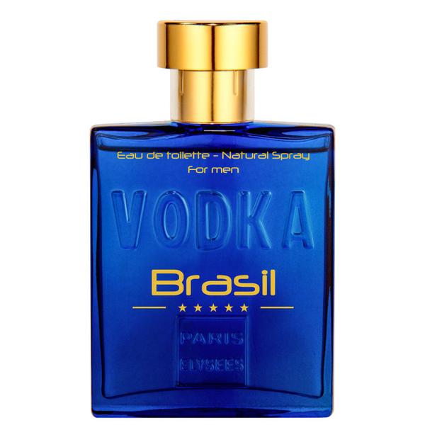 Vodka Brasil Blue Paris Elysees Eau de Toilette - Perfume Masculino 100ml