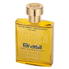 Vodka Brasil Yellow Eau de Toilette Paris Elysees - Perfume Masculino - 100ml - 100ml