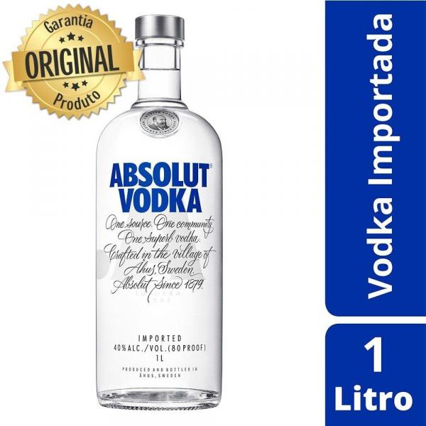 Vodka Importada Absolut Natural - 1L