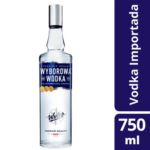 Vodka Polonesa Wyborowa 750ml Vodka Wyborowa Garrafa 750 Ml