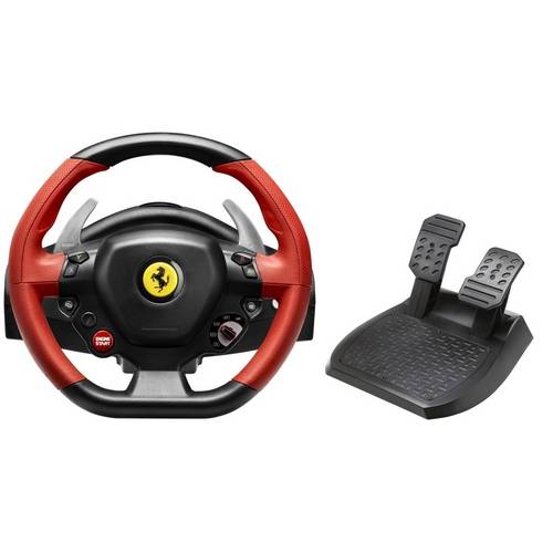 Tudo sobre 'Volante com Pedal Thrustmaster Ferrari 458 Spider Racing Wheel Xbox One'