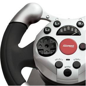 Volante Dual Shock Racing PC - Maxprint