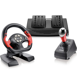 Volante GT Shift + Câmbio + Pedal P/ PC / PS2 / PS3 - Multilaser