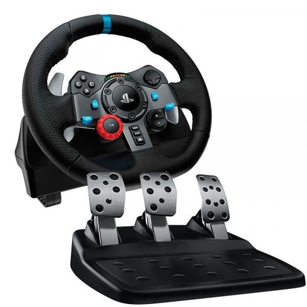 Volante Logitech Driving Force G29 - PS4, PS3 e PC