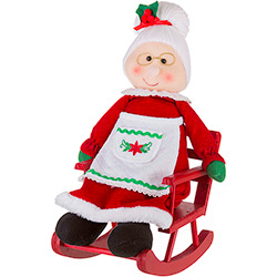 Vovózinha Noel na Cadeira 41cm - Santini Christmas