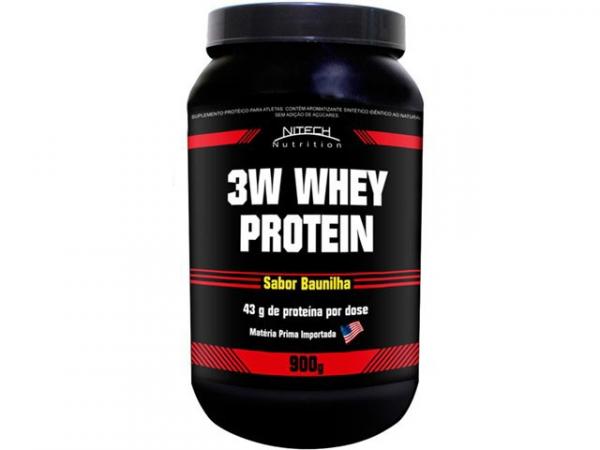 3W Whey Protein 900g Chocolate - Nitech Nutrition
