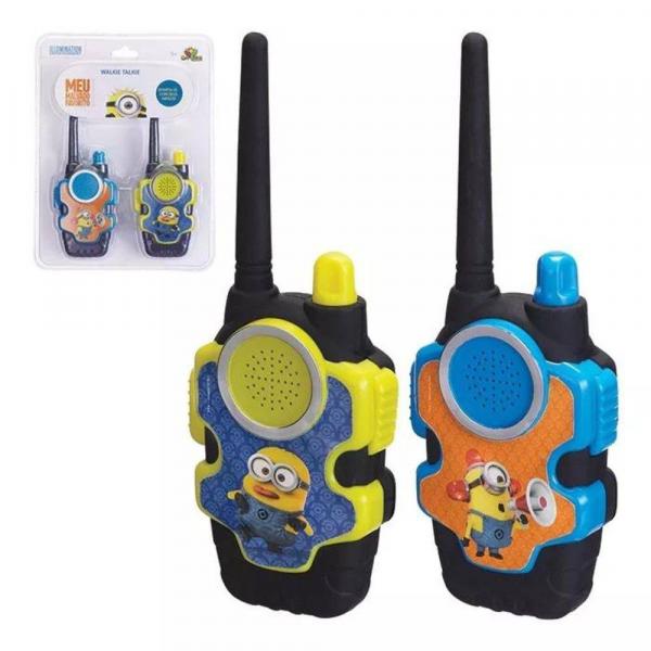 Walkie Talkie Infantil Minions Brinquedo Radio Comunicador - Art Brink