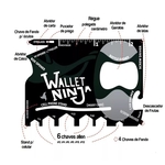 Wallet Ninja - Cartão Gadget Multifuncional 18 Em 1
