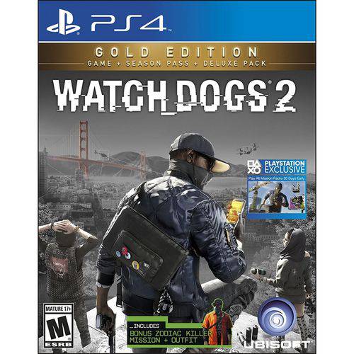 Tudo sobre 'Watch Dogs 2 Gold Edition - PS4'