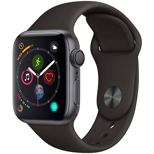 Tudo sobre 'Watch Series 4 GPS 40mm Cinza Espacial Case With Preto Sport Band - Apple'