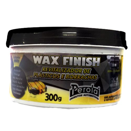 Wax Finish Revitalizador de Plasticos e Borrachas Perola 300g
