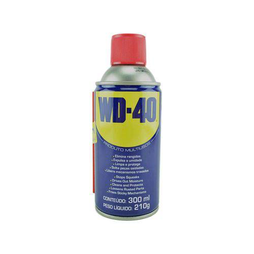 Tudo sobre 'Wd40 Desengripante Wd40 300 Ml Wd40 Spray - Elimina Rangidos / Expulsa a Umidade / Limpa e Protege'