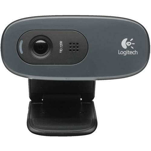 Web Cam 3.0 Mb Hd Usb Logitech C270 960-000691 (Com Microfone Integrado)