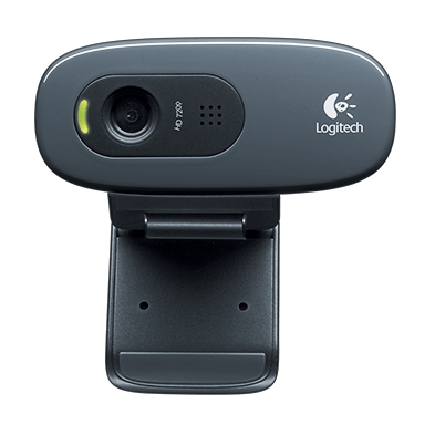 Web Cam 3.0 Mb Hd Usb Logitech C270 960-000691 (Com Microfone Integrado)
