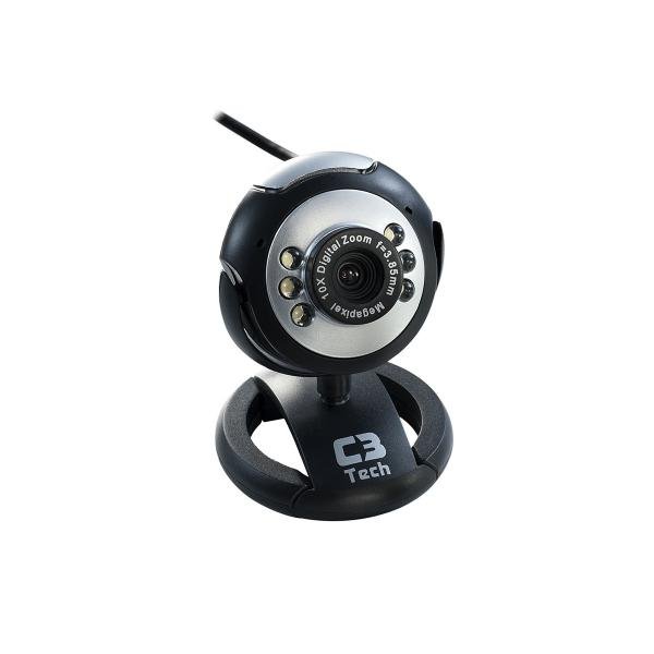 Webcam 30 Megapixels com Microfone Usb 2.0 C3 Tech