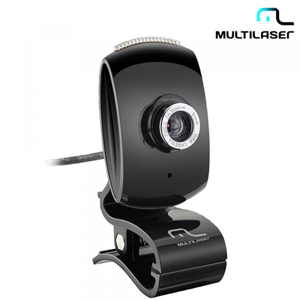 Webcam 16MP Facelook com Microfone Embutido Preta WC046 Multilaser