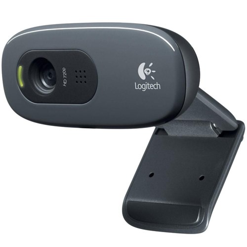 Webcam C270 Hd 3mp 720p Preto Logitech