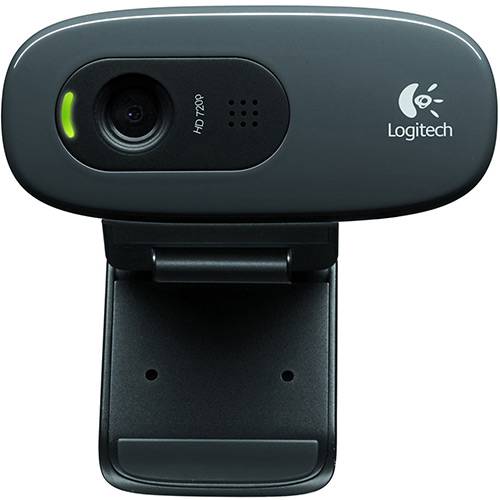 Webcam Logitech HD 3MP C270 Preto