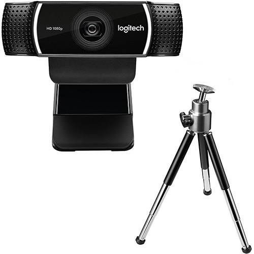 Tudo sobre 'Webcam Gamer C922 Pro Stream Full HD 1080p - Logitech'