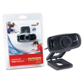 Webcam Genius 32200319100 Facecam 322 Vga Usb 2.0 8 Mp Photos Zoom 3X