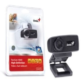 Webcam Genius Facecam 1000X HD 720P com Audio