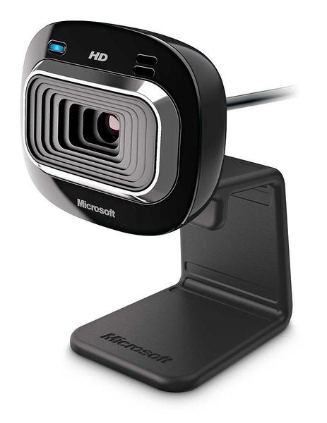 Webcam HD-3000 USB Preta Microsoft - T3H-00011