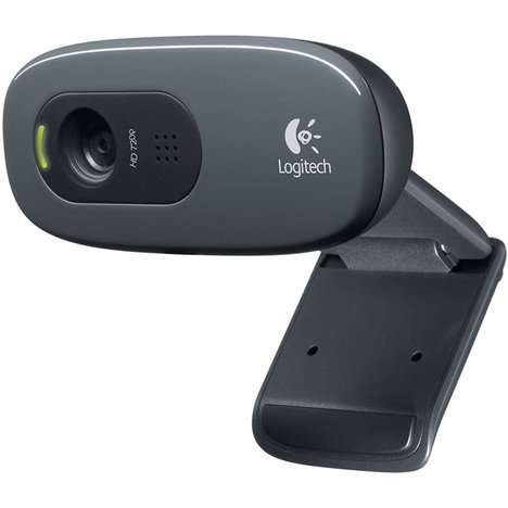 Webcam Logitech Hd 3Mp C270 Preto