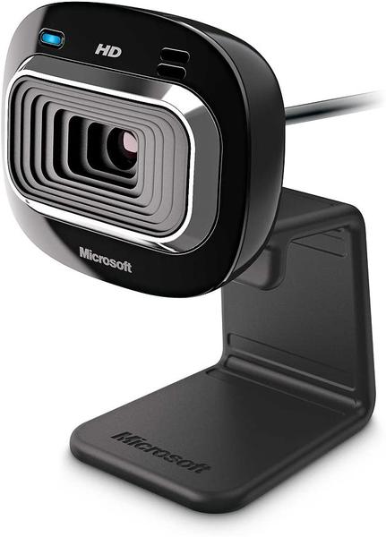Webcam Microsoft LifeCam HD-3000, Widescreen, 720p, USB, Preta, T3H-00011 - Microsoft