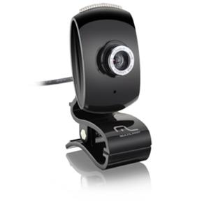 Webcam Plug & Play Black Piano - Multilaser