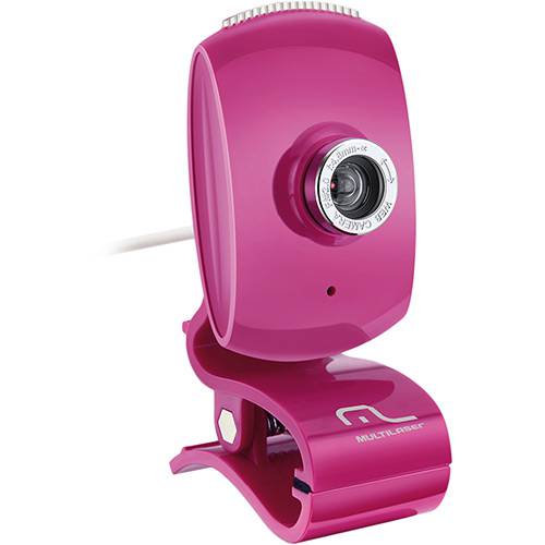Tudo sobre 'Webcam Plug&Play Pink Piano WC048 - Multilaser'