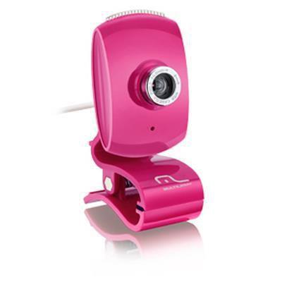 Webcam Plug Play Pink Piano Wc048 Multilaser