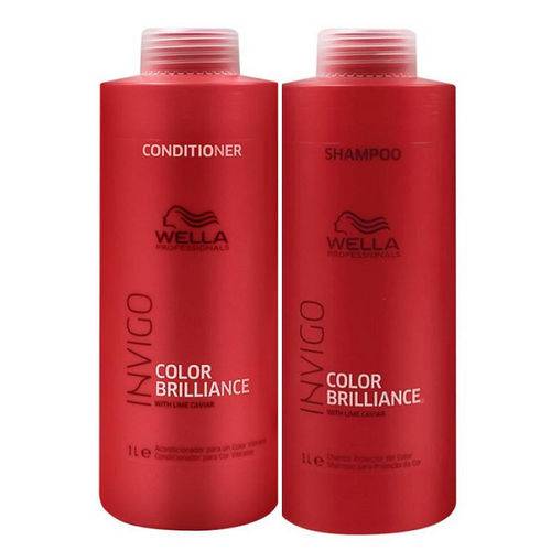 Tudo sobre 'Wella Invigo Color Brilliance Kit Shampoo e Condicionador Profissional'