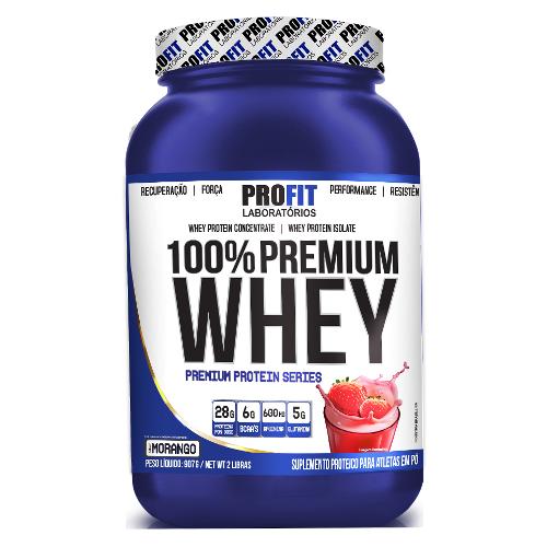 Whey 100% Premium 900gr - Profit - Baunilha