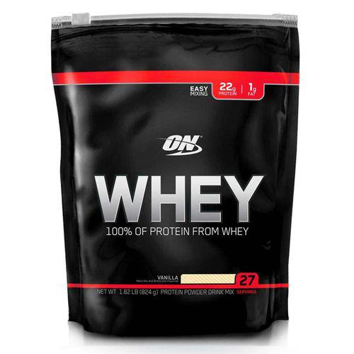 Whey 100 Refil Proteína de Soro do Leite Sabor Chocolate 837g - Optimum Nutrition