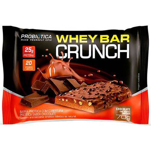 Whey Bar Crunch 8 Unidades - Probiótica