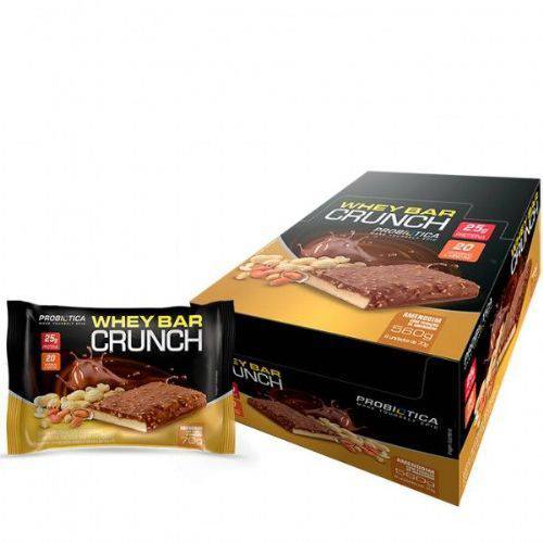 Whey Bar Crunch Monster Caixa C/ 8 Und 70gr - Probiotica (sabor: Cookies Cream)