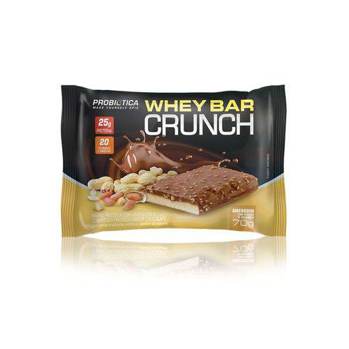 Whey Bar Crunch Monster Unidade 70g - Probiótica - Probiotica
