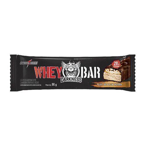 Whey Bar Darkness - 1 Unidade 90g Doce de Leite com Chocolate Chip - Integralmédica