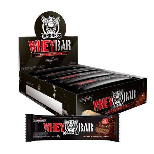 Whey Bar Darkness 8 Uni Chocolate - Integralmédica