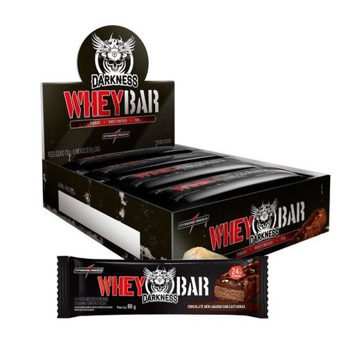 Whey Bar Darkness 8 Uni Chocolate - Integralmédica