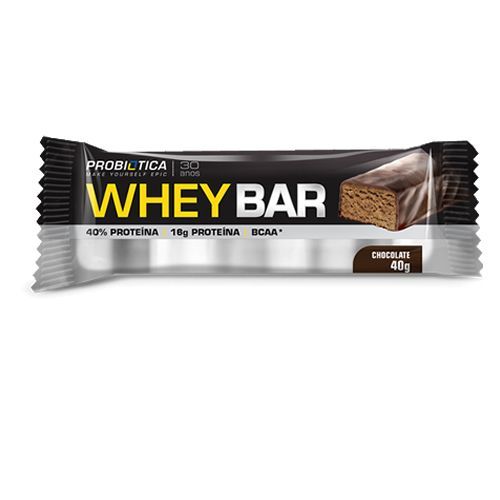 Whey Bar High Protein - 1 Unidade Chocolate - Probiótica