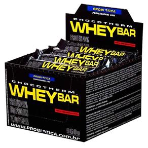 Whey Bar High Protein Amendoim 24 Unidades - Probiótica