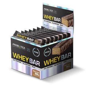 Whey Bar High Protein - Cookies & Cream 24 Unidades - Probiótica